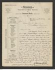 Nachlass Franz Steindachner, Brief von Hermann Rolle an Franz Steindachner (27.03.1908), Inv.Nr. 421.02, Seite 1